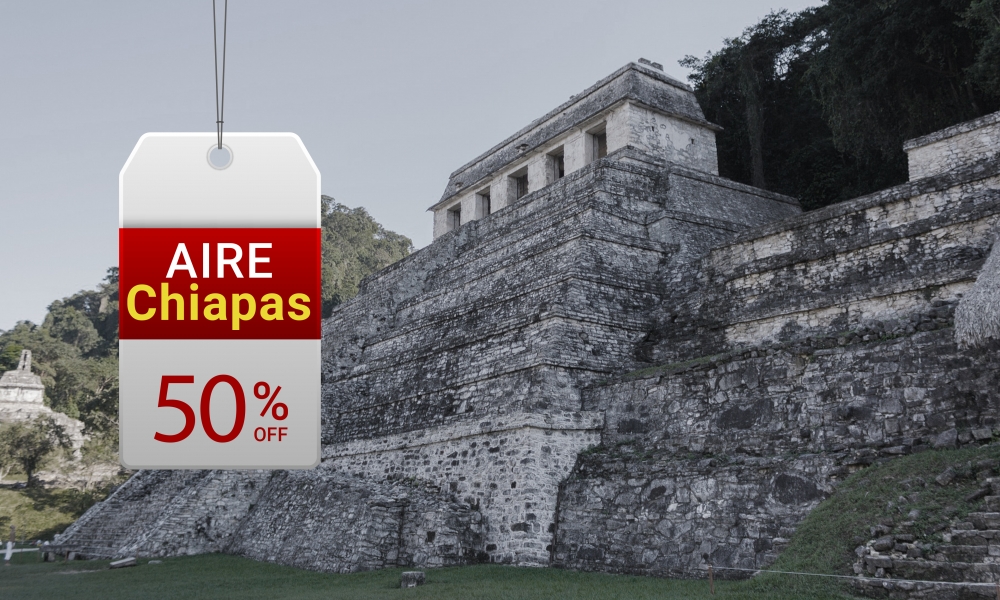 Venden aire de Chiapas